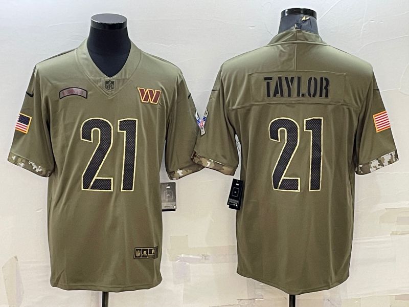 Men Washington Redskins #21 Taylor Green 2022 Vapor Untouchable Limited Nike NFL Jersey